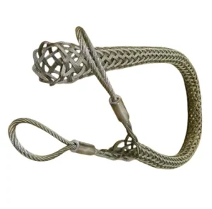 Wire & Cable Mesh Pulling Grip Double Head Cable Pulls for Light & Heavy Cables (D25-37mm 0.98″-1.45″) Made in China