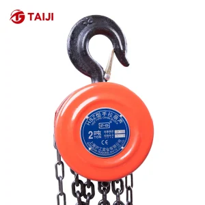 Ltd Time Disc. Man. Hoist, G80 Chain 3T(6,600lb)/5T(11,000lb), for Mach. Tool, Motor/Pump, Line Shift, Mold Change & Shop Maint.
