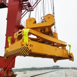 Taiji 360 Rotating Steel Container Spreader-Heavy-Duty Customizable Power Port Crane Lifting Equipment (380V/220V) for