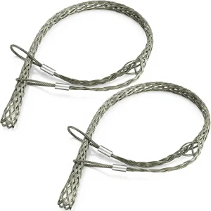 Heavy Duty Wire Cable Mesh Pulling Grips with Double Head Design 1.25m Length for Electrical Cable Pulling