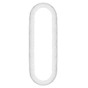 TJPA-03 High Toughness Nylon Toroidal Sling, 1 Inch Diameter Flat Eye, Wear Resistant for Heavy Duty Industrial Lifting