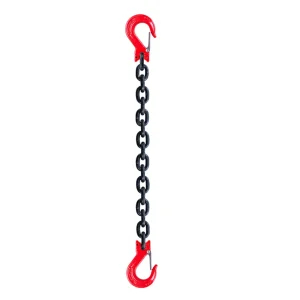 Double-End Chain Hook Lifting Slings Multiple Specifications for Heavy Lifting