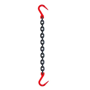 Double – Hook Lifting Chains Steel Pipe Hook Multiple Specifications Can Be Selected Two End Chain Hook