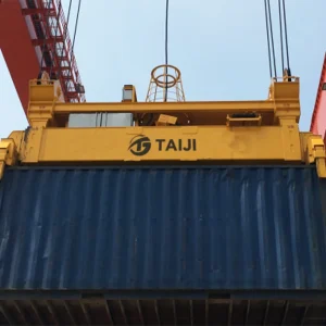 Taiji Professional Electric Telescopic Steel Container Spreader Customizable Power (220V/380V) Adjustable Lifting Equipment for